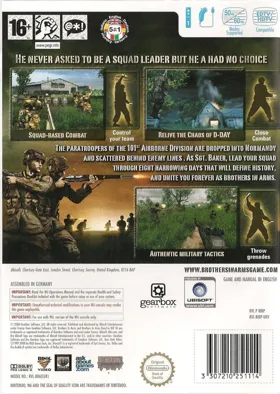 Brothers in Arms - Road to Hill 30 box cover back